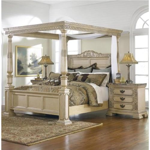 Ballentynes Hill King Size Poster Bed w/ Canopy by
