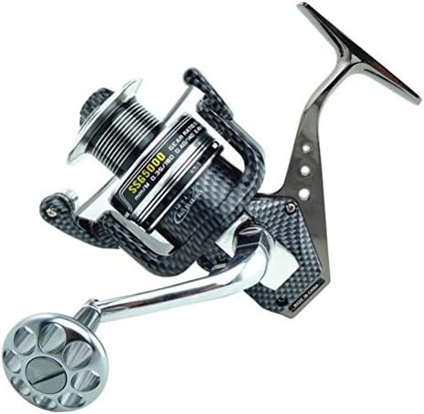 Cinclus Aluminium Body Left/Right Interchangeable Collapsible Handle Fishing Spinning Reels with 12+1 Ball Bearings, SSG1000 - 5.1:1 Gear Ratio, SSG2000/3000/4000/5000 - 5.5:1 Gear Ratio, SSG1000