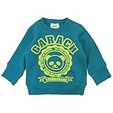 【H27年秋冬物】 GARACH(ギャラッチ) 裏毛GARACHパンダPtトレーナー 90cm/BU NO.AH-531616