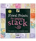 Paper Stack 12"x12" 72/Pad-Floral
