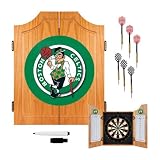 NBA Boston Celtics Wood Dart Cabinet Set