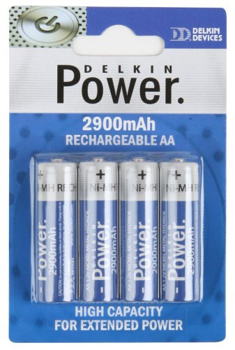 Delkin Devices DD/AA-4PK-R29 Extended Power Rechargeable AA Batteries