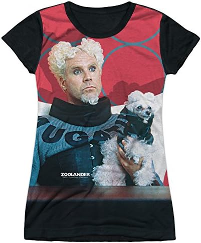 Zoolander Mugatu Juniors Sublimation Shirt WHITE MD