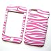 Apple iPod Touch II 2nd Generation Rubberized Snap On Protector Image Hard Case Rubber Feel Leather Paint Cover White & Pink Zebra 13