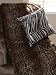Long Hair Leopard | Faux Fur Throw | Reversible | 60 Inches by 70 Inches