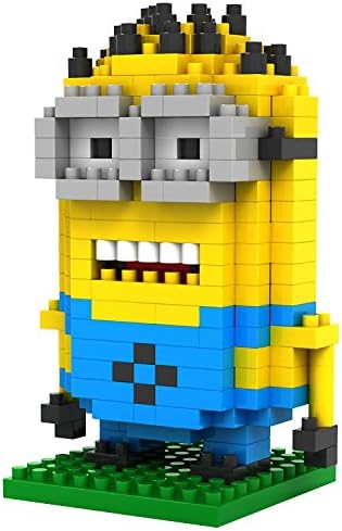 Cartoon Dispicable me Minions Diamond Block Toys 260pcs Parent-child Games Building Blocks Children's Educational Toys