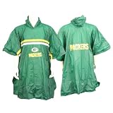 Green Bay Packers Hooded Rain Poncho - Green, Bigger