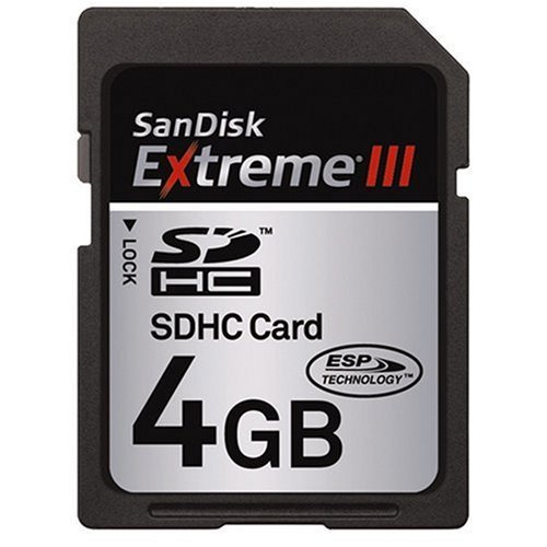 SanDisk Extreme III SD 4GB SD-Speicherkarte