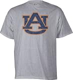 Auburn Tigers Grey Distressed Mascot T-Shirt