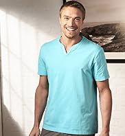 Blue Harbour Cotton Rich Notched Neck T-Shirt Blue Harbour Cotton Rich Notched Neck T-Shirt