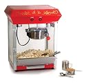 Maxi-Matic EPM-450 Elite 4-Ounce Old Fashioned Table Top Popcorn Popper with Accessories, Red