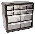 HOMAK HA01012001 12-Drawer Plastic Parts Organizer