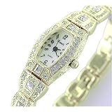 Newest Ladies 18K Plated Swarovski Crystal Bling Watch! by Xanadu