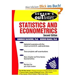Schaum's Outline of Statistics and Econometrics (Schaum's Outlines)