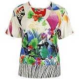 Plus Take Two Clothing Co. Pop Art Zebra Border Top