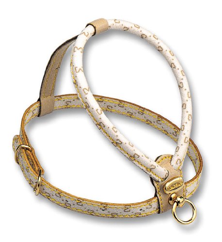 beige dog harness