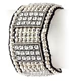 Stunning Silver Nugget Crystal Cuff Wrap Bracelet 512sH5RWtrL. SL160 Stunning Silver Nugget Crystal Cuff Wrap Bracelet