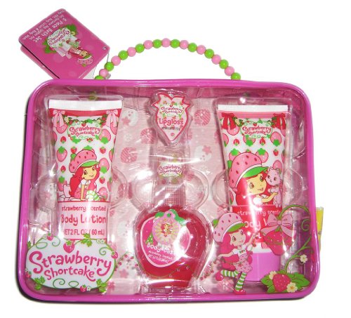 EMILY ERDBEER - Strawberry Shortcake 5tlg. Geschenk Set - Tasche, Body Lotion, Body Wash,  Preisvergleich