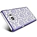 Galaxy Note 7 Case - Anwish Damask Design Pattern Rubber Coating Ultra Slim Fit Hard Hybrid Case Cover for Samsung Galaxy Note 7
