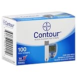 Bayer Contour Test Strips, Blood Glucose, 100 ct.