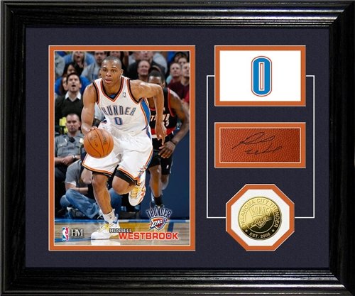 Russell Westbrook Framed Player Pride Desk Top