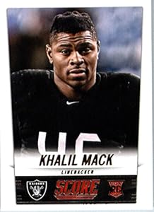 2014 Score Football Card #393 Khalil Mack - Oakland Raiders NFL Rookie Card