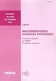 CAPLP Math�matiques Sciences Physiques : Concours externe et CAFEP, Troisi�me concours