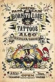 Illicit Born To Lose Mr Papa Cain Poster Tattoos 33394