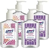 Purell 9652-06-ECDECO Advanced  Design Series Hand Sanitizer, 8 oz Bottles (Pack of 4)