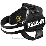 Trixie Julius-K9 Powerharness, Size 2, L - XL, Chest 71 - 96 cm, Black