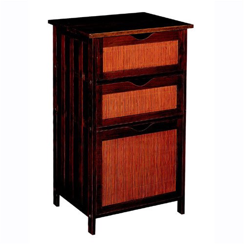 Kitchen: 3 Drawer Chest in Oak Finish Organize It All 29803