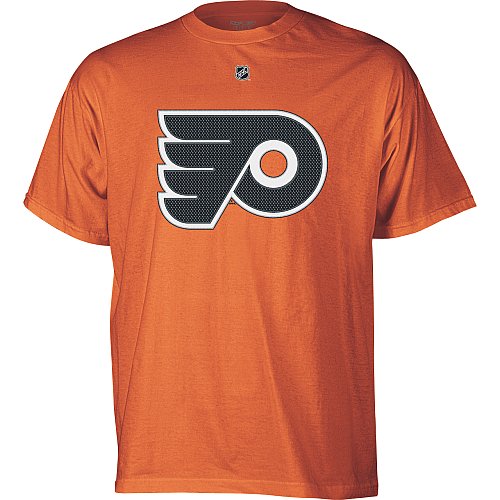 NHL Boys Philadelphia Flyers Primary Logo S/S Tee - R6P3Emkoo (Orange, 5/6)