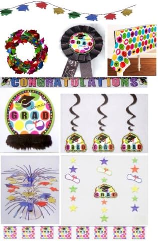Graduation Party Decoration Mega Set - 13 Pc Set