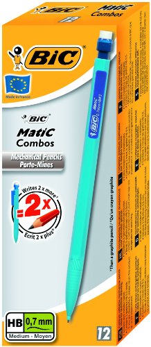 BIC - Matic Combos - Écriture - Porte-Mines 0,7 Mm - Lot de 12