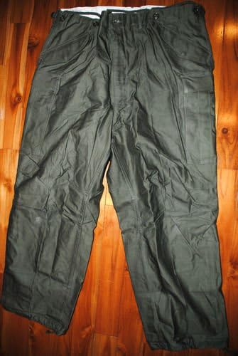 ORIGINAL US MILITARY ISSUE - US ARMY TROUSERS SHELL FIELD M-1951 - X-LARGE REGULAR