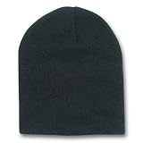 Solid Blank Short Beanie Cap - (Many Colors Available)