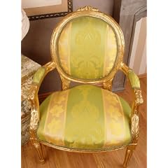 LOUIS-SEIZE MEDAILLON SESSEL FRANZ�SISCHES ROKOKO GRUEN