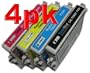 4pk True Star brand remanufactured (1)Black T060120 (1)Cyan T060220 (1)Magenta T060320 (1)Yellow T060420. Epson Ink Cartridges. For use in Stylus CX3800, Stylus CX3810, Stylus CX4200, Stylus CX4800, Stylus CX5800F, Stylus CX7800 Stylus C68, Stylus C88 Series printers.