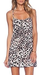 Sexy A-line Backless Leopard Print Above the Knee Bateau Neck Club Dress/Party Dress 