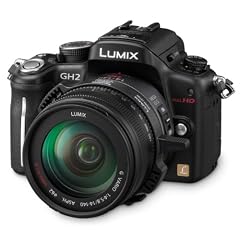 Panasonic Lumix DMC-GH2HEG-K Systemkamera (16 Megapixel, 7,6 cm (3 Zoll) Display, bildstabilisiert) matt-schwarz inkl. Lumix G Vario HD 14-140mm Objektiv