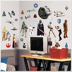 Magnificent Peel & Stick By RoomMates Star Wars Classic Wall Decals