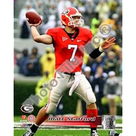  Matthew Stafford Georgia Bulldogs 8x10 Photo