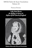 An apology or answer in defence of the Church of England : Lady Anne Bacon's translation of Bishop John Jewel's 'Apologia Ecclesiae Anglicanae'