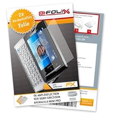 atFoliX FX-Antireflex Displayschutzfolie f�r Sony-Ericsson Xperia X10 mini pro (2-er Pack) - Displayschutz antireflektierend! H�chste Qualit�t - Made in Germany!
