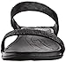 FitFlop Women's Banda Micro Crystal Slide, Black, 6 M US