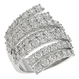Watch & Jewelry Online Shop Ranking 24. 14K White Gold 5.27cttw Round Diamond Fashion Ring Watch & Jewelry Online Shop Ranking 24. 14K White Gold 5.27cttw Round Diamond Fashion Ring