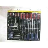 Buy 24 piece Toolworks Screwdriver Set including 9 Flat Head & 8 Phillip Head... by Tools