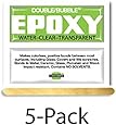 Hardman Double Bubble "Green" Crystal Clear (Clear as Water) Epoxy 5 Packs (#04004)