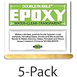 Hardman Double Bubble "Green" Crystal Clear (Clear as Water) Epoxy 5 Packs (#04004)
