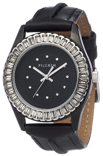 Pilgrim Damenuhr 780-224 Uhr, Schwarzmetal, silber Preisvergleich